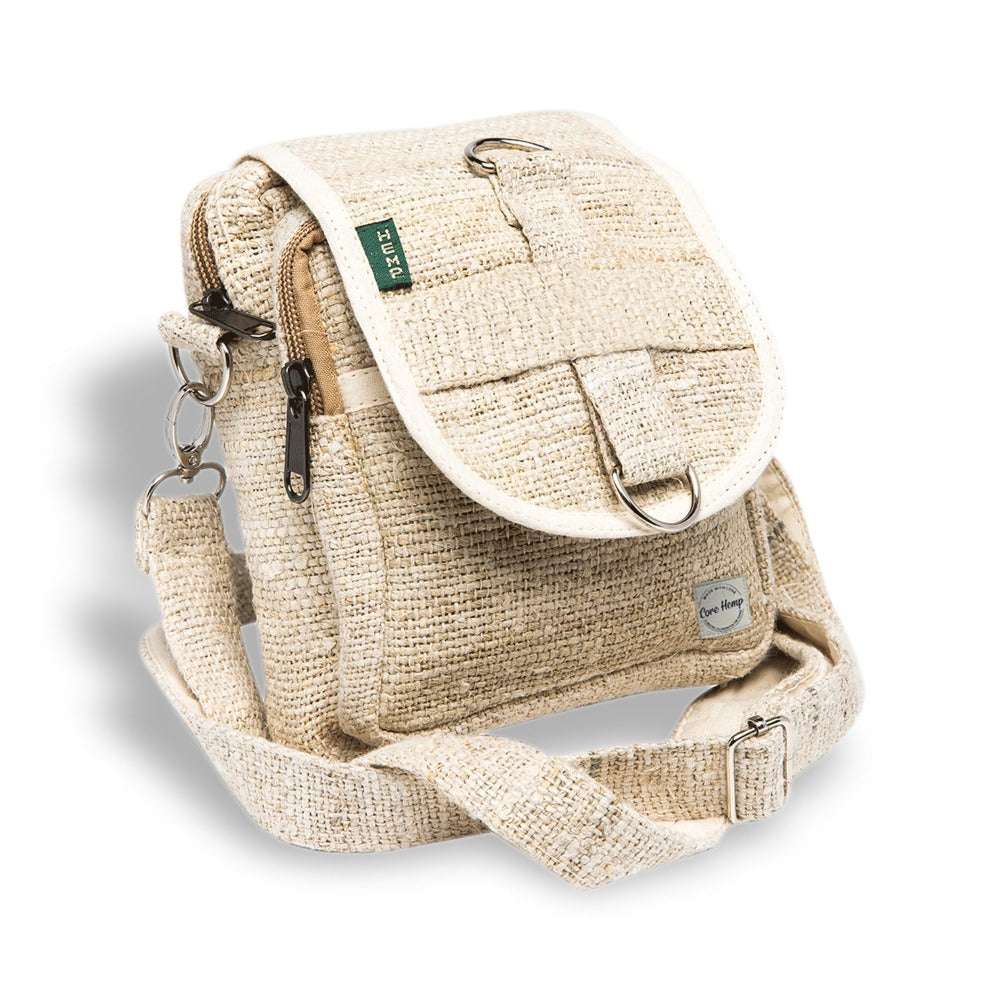 Core Hemp Crossbody Messenger Bag - ॐ Boho