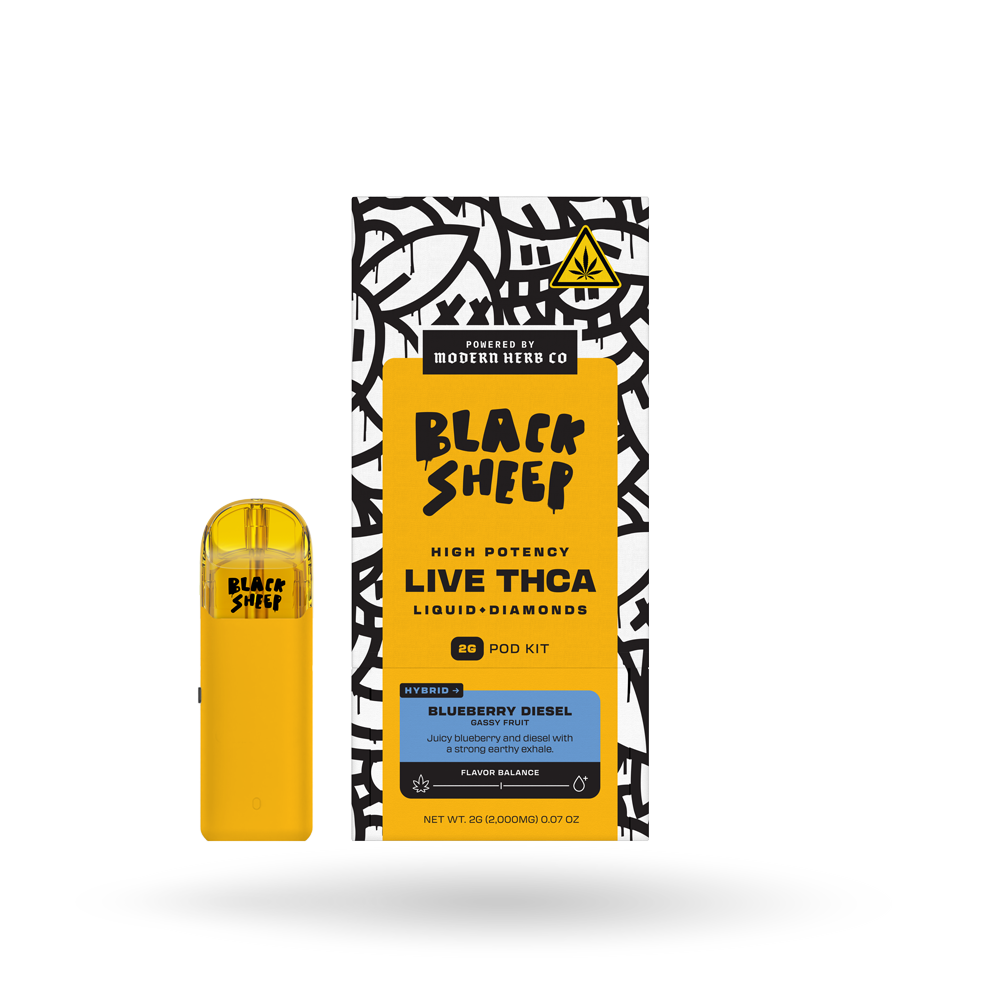 Liquid Diamonds Pod Kit: Blueberry Diesel (Hybrid) 2g