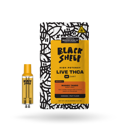 Liquid Diamonds Vape Cartridge: Mango Tango (Indica), 2g