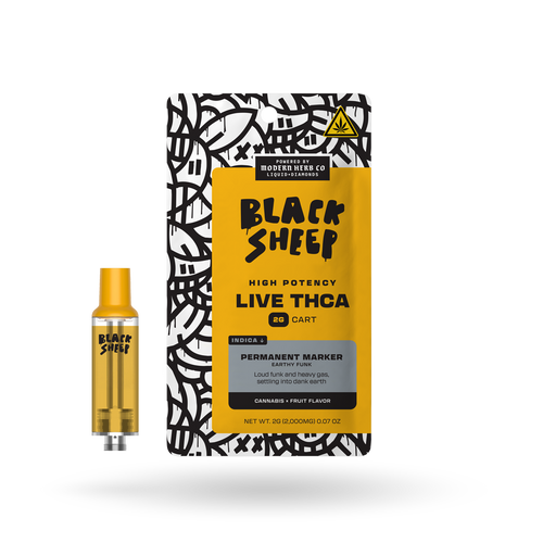 Liquid Diamonds Vape Cartridge: Permanent Marker (Indica), 2g