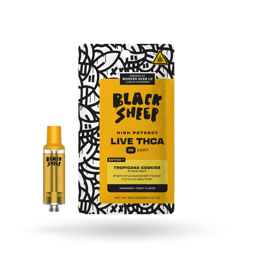 Liquid Diamonds Vape Cartridge: Tropicana Cookies (Sativa), 2g