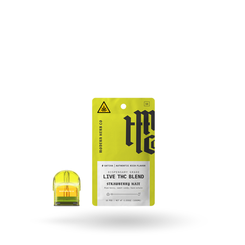 Live THC Pod Refill: Strawberry Haze (Sativa), 1g
