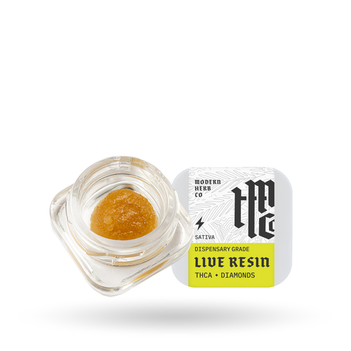THCa Live Resin Diamonds Dab: Jack Herer (Sativa) - 2g