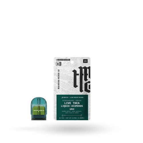 THCa Pod Refill Live Resin Liquid Diamonds: GMO (Indica) - 2g