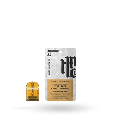 THCa Pod Refill Live Resin Liquid Diamonds: Pineapple Express (Hybrid) - 2g