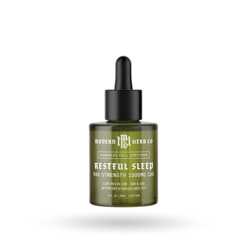 Live Resin CBD Tincture: 1500mg (Indica)