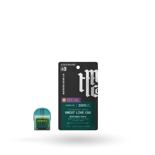 Live CBD Uncut Pod Refill: Pineapple Kush (Indica) 1g