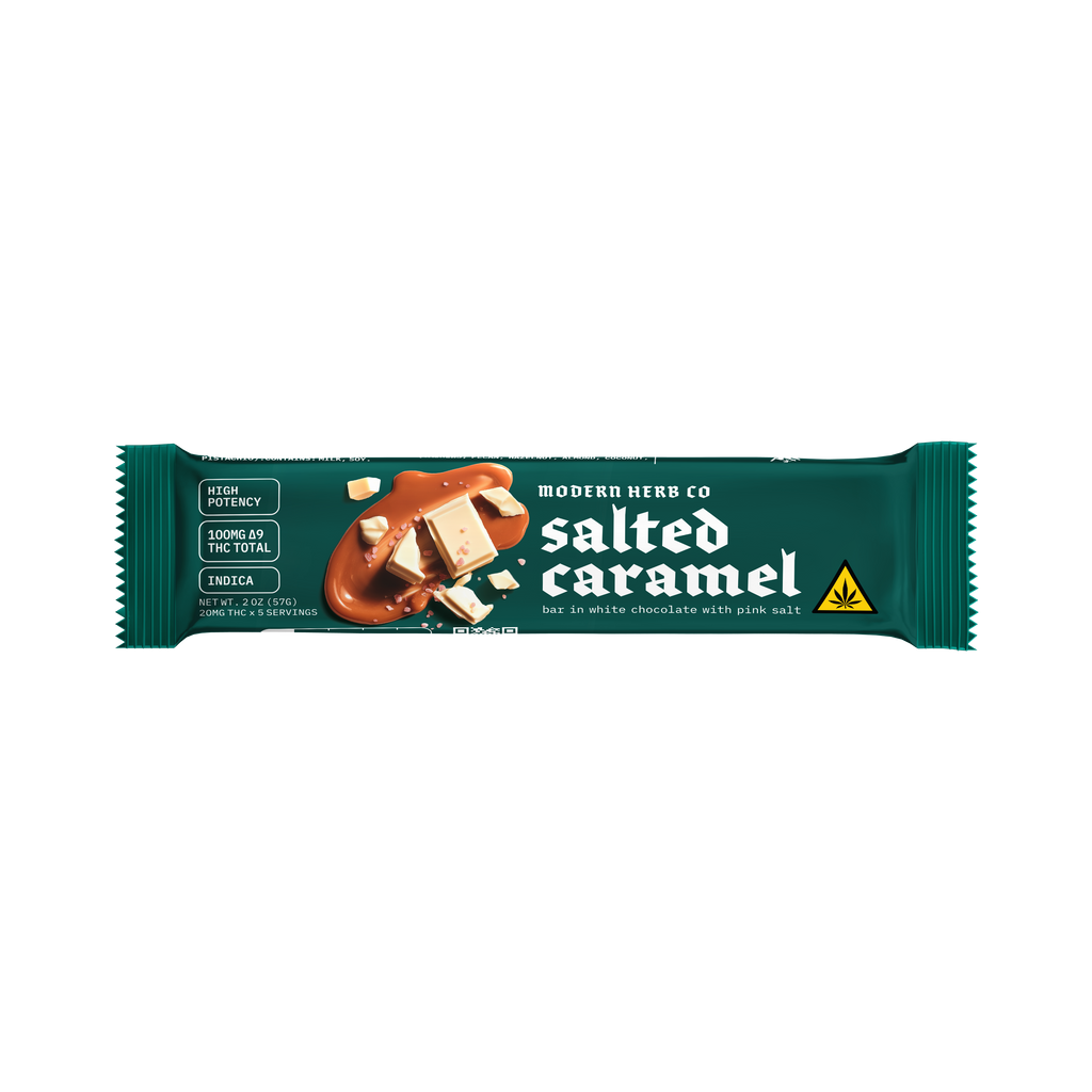 White Chocolate Caramel Bar with Himalayan Salt (Indica)