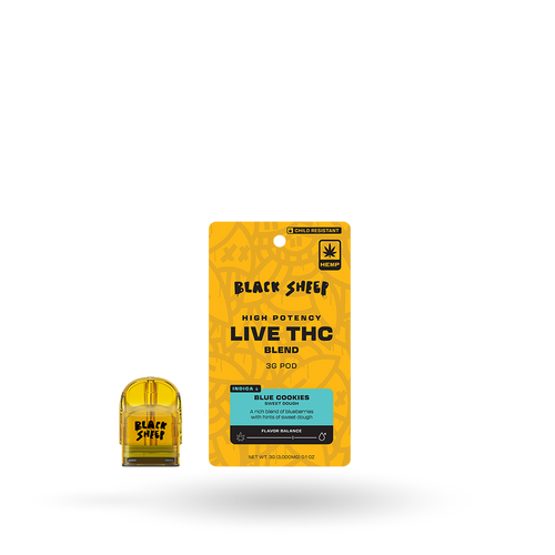 Live THC Blend Pod Refill: Blue Cookies 3g
