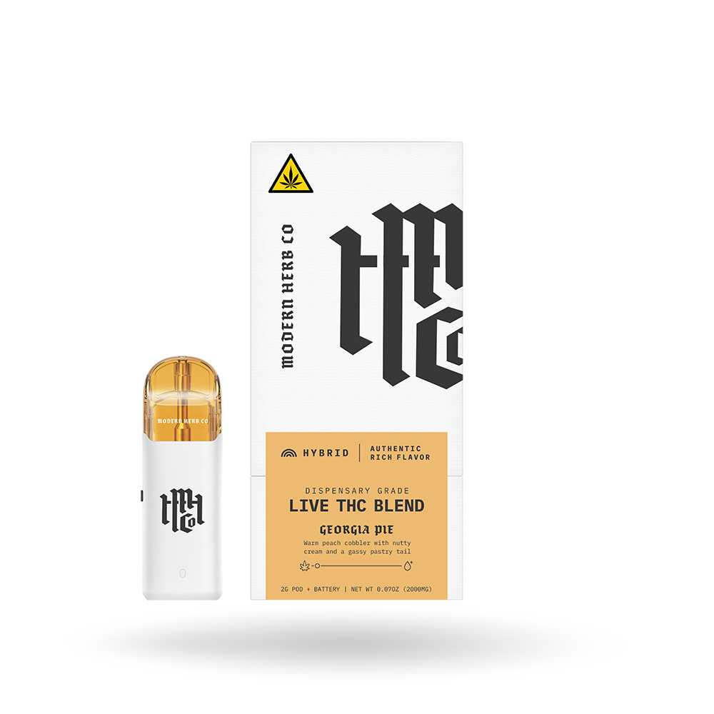 Live THC Pod Starter Kit: Georgia Pie (Hybrid) 2g