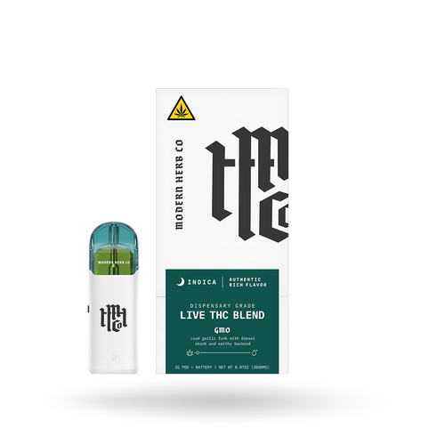 Live THC Pod Starter Kit: GMO (Indica) 2g