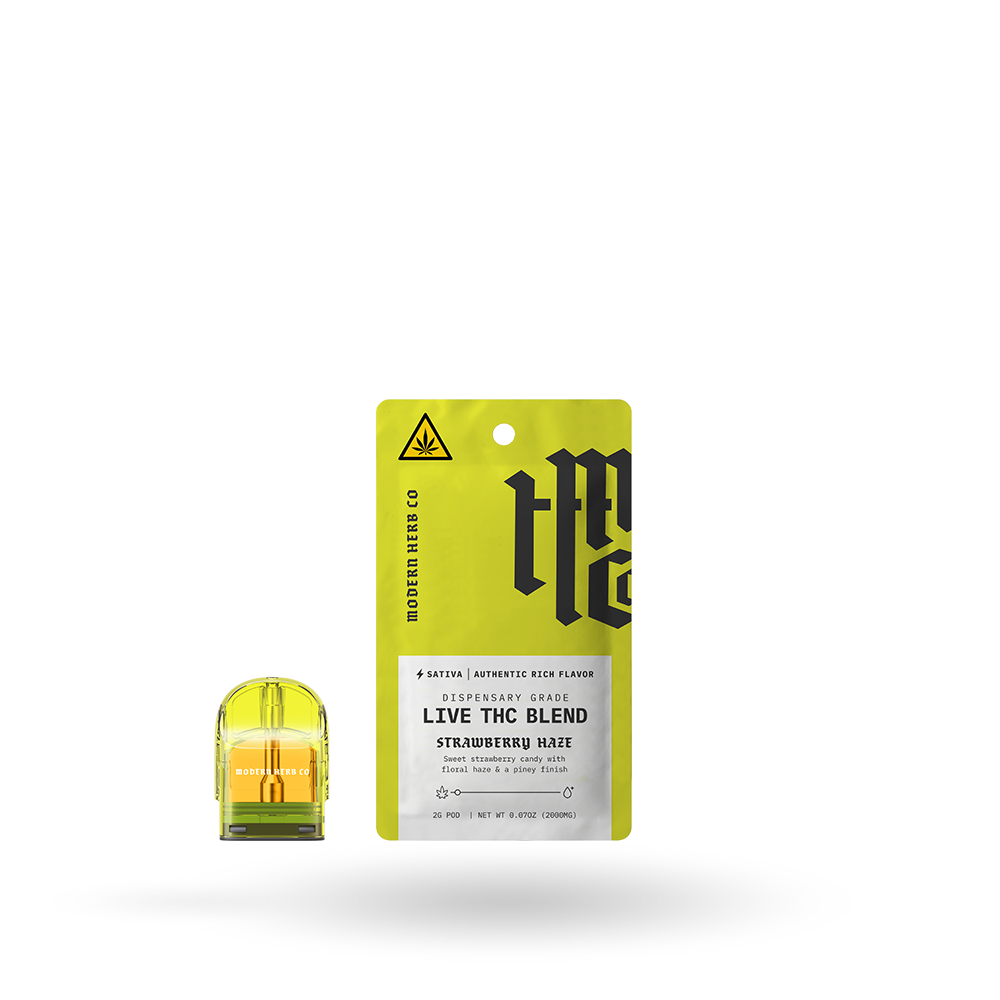 Live THC Pod Refill: Strawberry Haze (Sativa) 2g