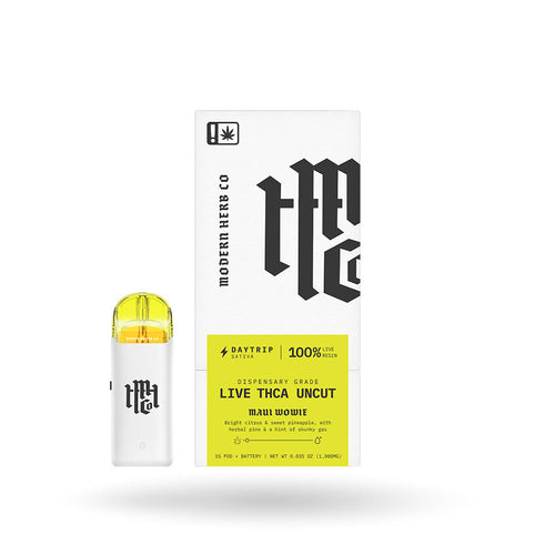 THCa Live Resin Uncut Pod Kit: Sativa, Maui Wowie 1g