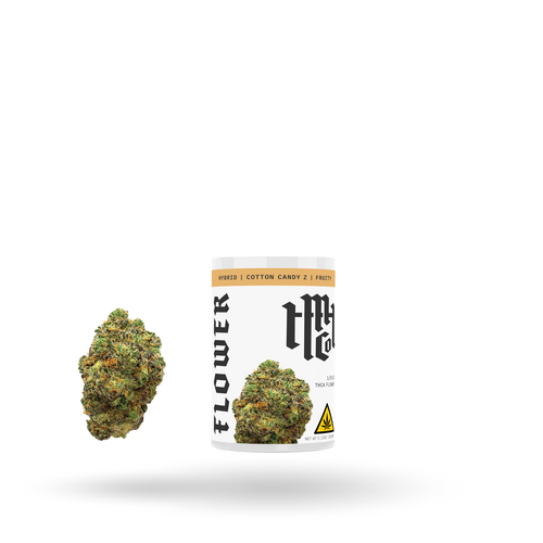 THCa Flower: Cotton Candy Z (Hybrid), 1/8oz