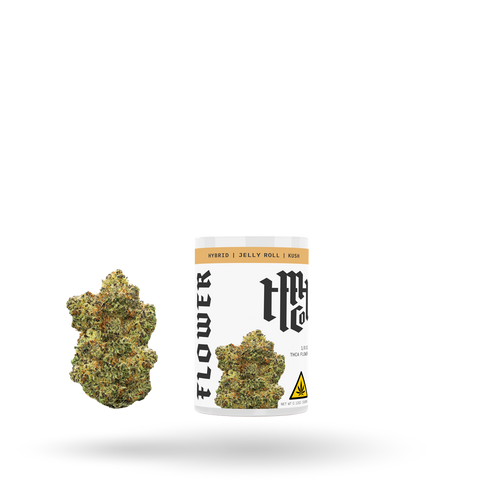 THCa Flower: Jelly Roll (Hybrid), 1/8oz