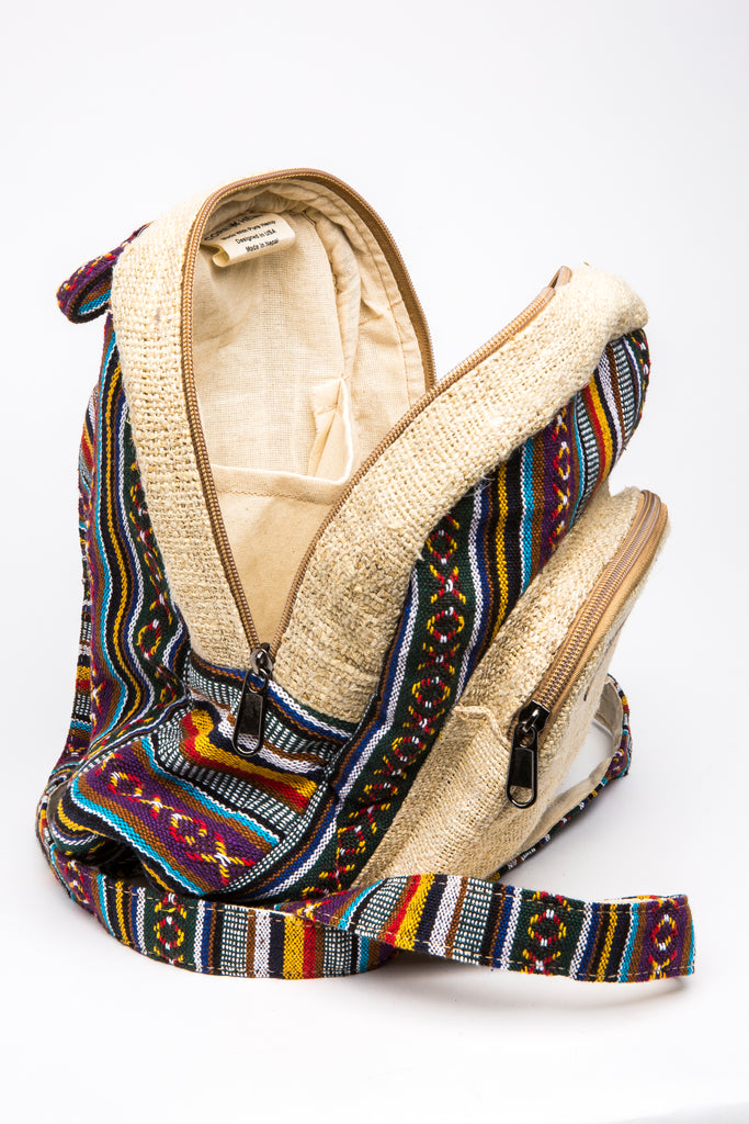 bohemian mini backpack Core Hemp Mini Backpack