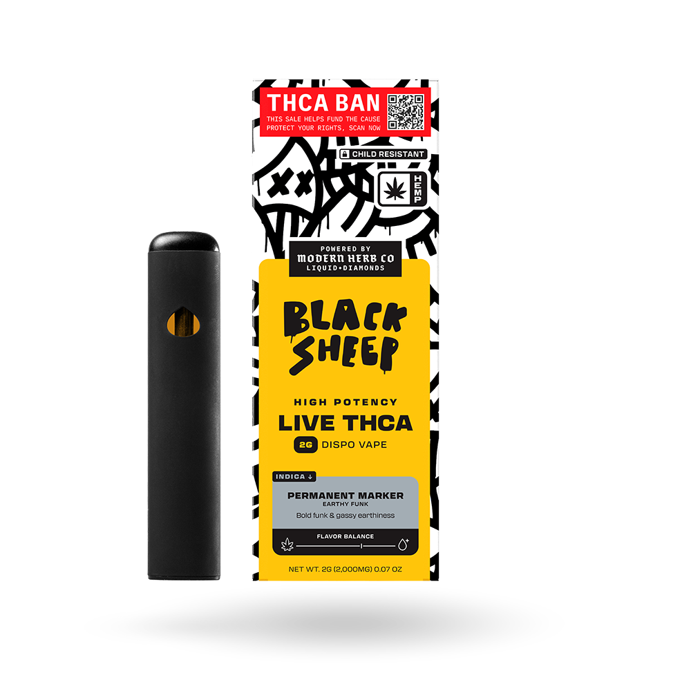 Liquid Diamonds Disposable: Permanent Marker (Indica) 2g
