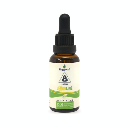 Haygood Delta 8 Lemon + Lime Tincture 1500mg