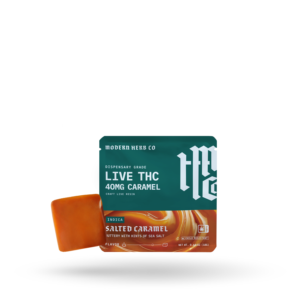 Live Resin Delta 9 Caramels Knockout (Organic) 1ct