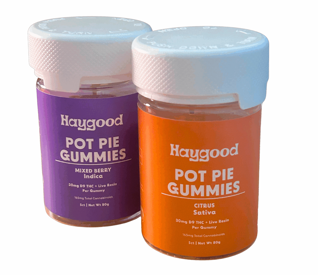 30mg Pot Pie Wheels w/ Live Resin - Mixed Berry (Indica) or Citrus (Sativa)