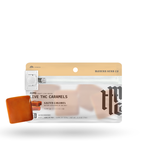 Live Resin Delta 9 Caramels Anytime (Organic) 4ct