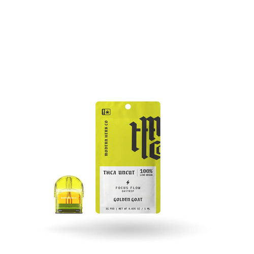 THCa Live Resin Uncut Pod Refill: 1g Golden Goat (Sativa)