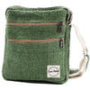 Core Hemp Multi Pocket Crossbody Purse - Banyan Green