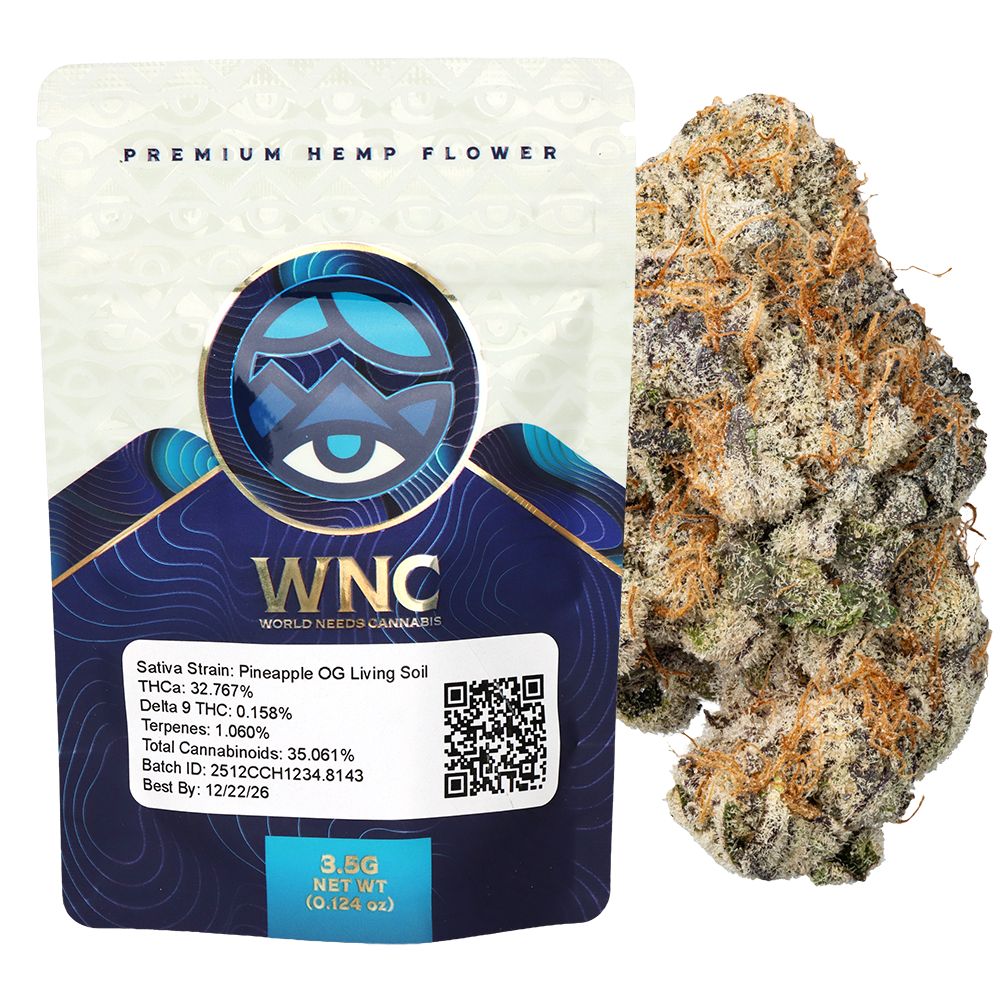 WNC High THCA Indoor Living Soil Flower | 3.5g
