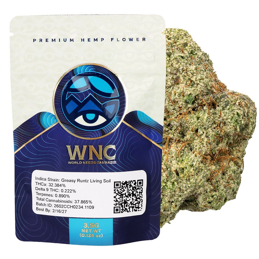 WNC High THCA Indoor Living Soil Flower | 3.5g