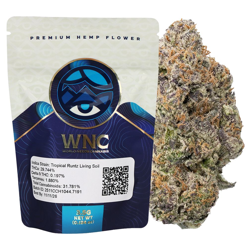 WNC High THCA Indoor Living Soil Flower | 3.5g
