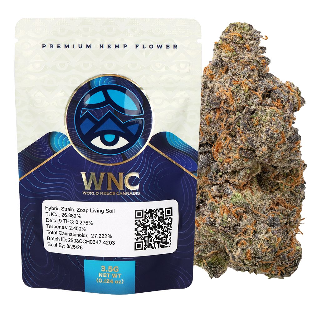 WNC High THCA Indoor Living Soil Flower | 3.5g