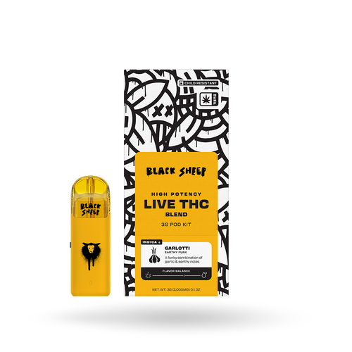 Live THC Blend Pod Starter Kit: Garlotti 3g