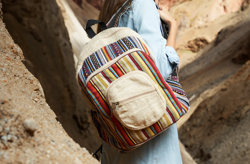 Core Hemp Large Backpack Boho