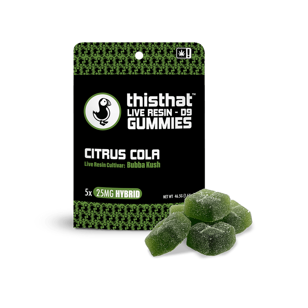 Live Resin D9 Gummies - 25mg