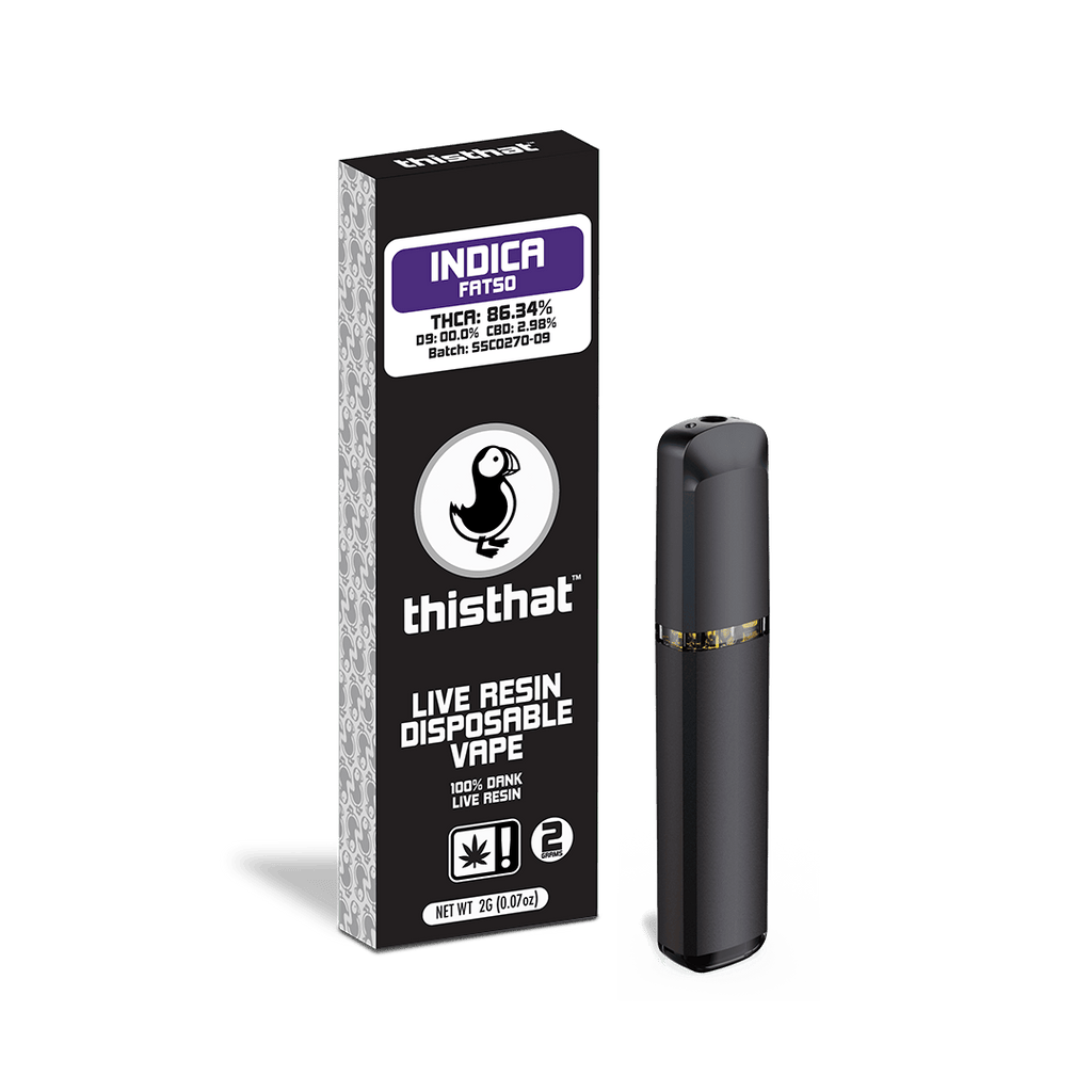 THCA Live Resin Disposable - 2G