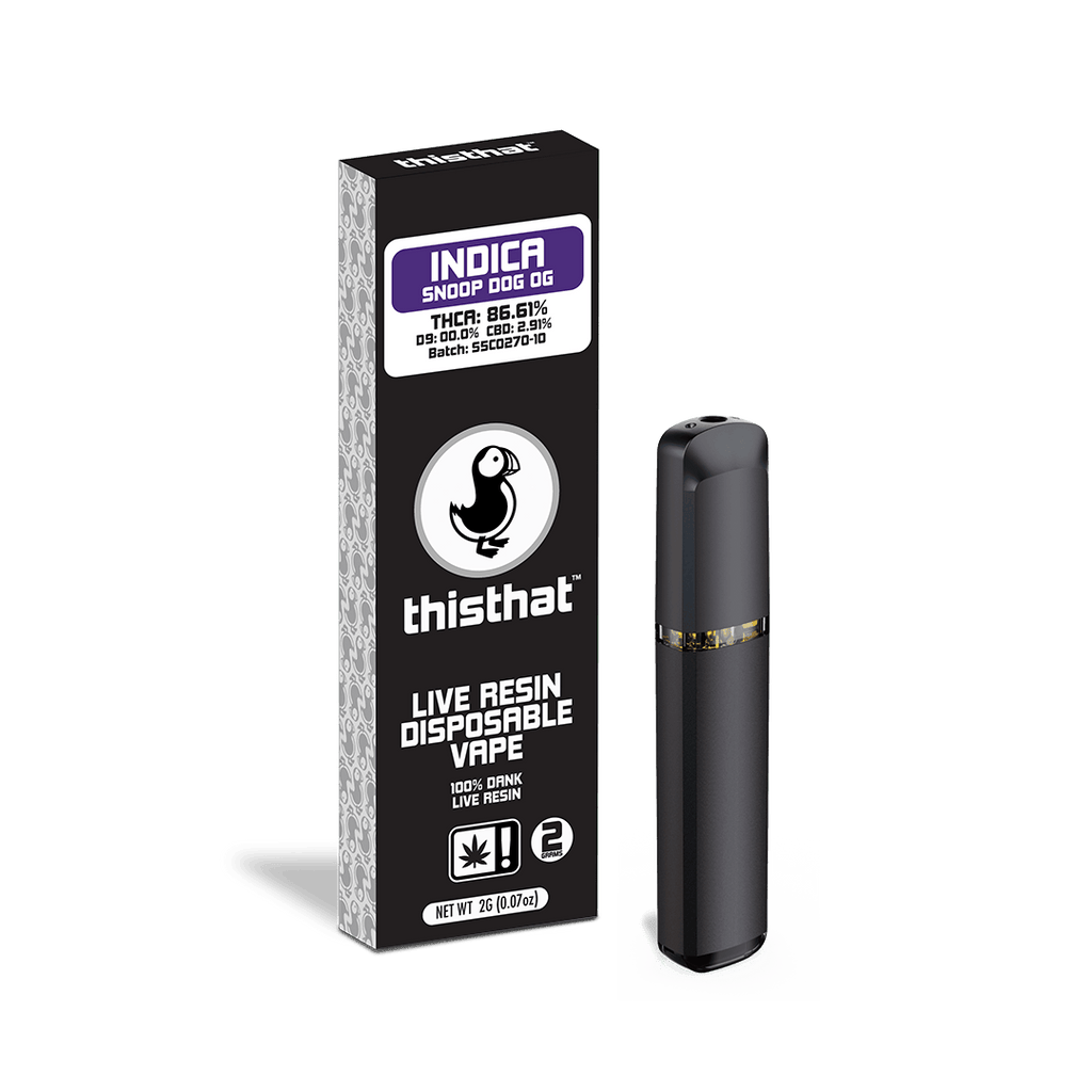 THCA Live Resin Disposable - 2G