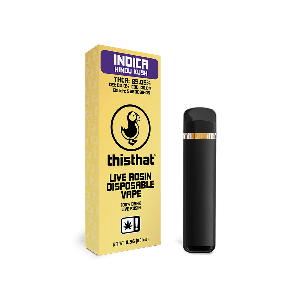 THCA Live Rosin Disposable - 0.5G