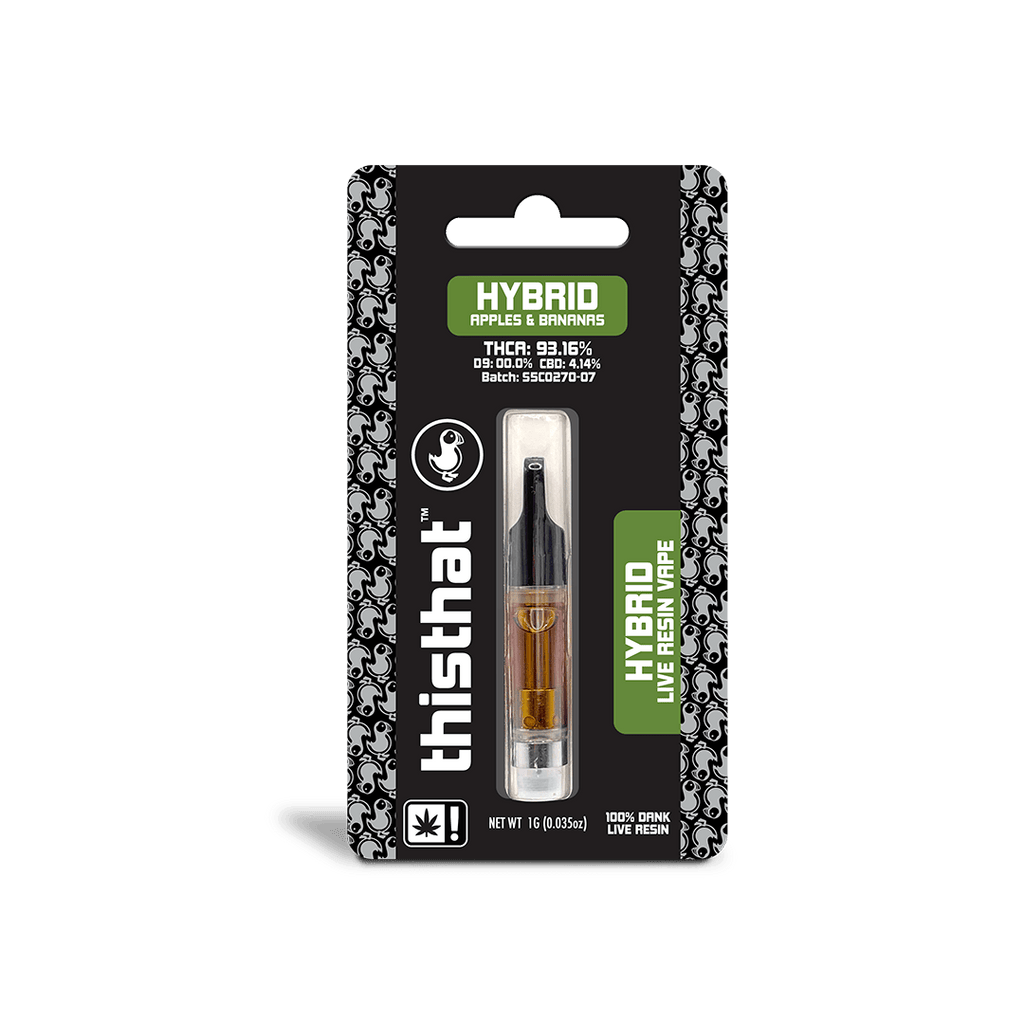 THCA Live Resin Cart  -  1G