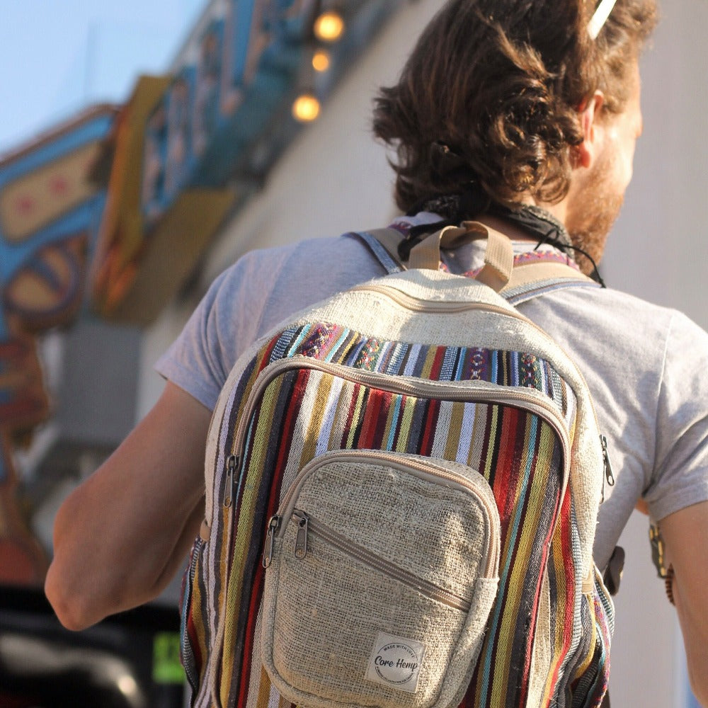 Core Hemp Large Backpack Boho