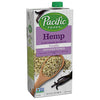 Pacific Foods Hemp Milk, Unsweetened Vanilla, Shelf Stable, Plant-Based, Vegan, Non GMO, 32 Fl Oz