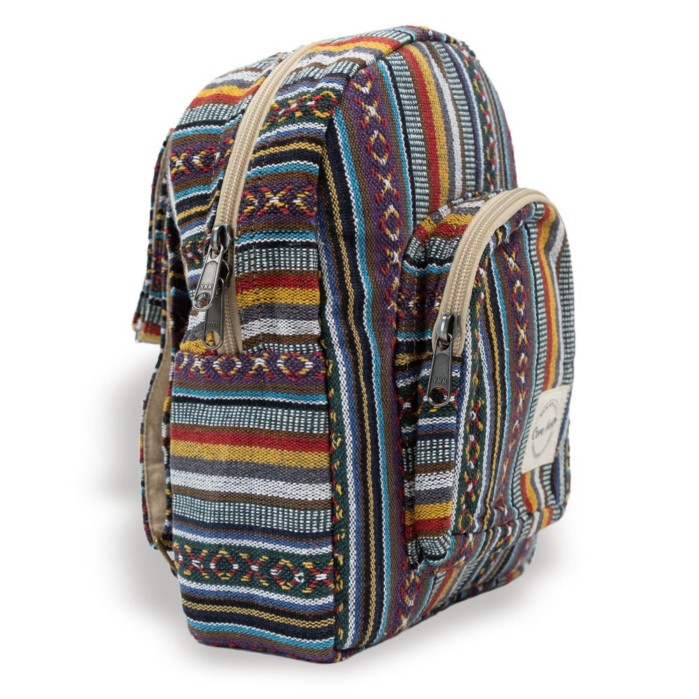 Core Hemp Mini Backpack - ॐ Boho display picture 2