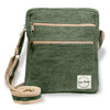 Core Hemp Green Crossbody Bag - Front View