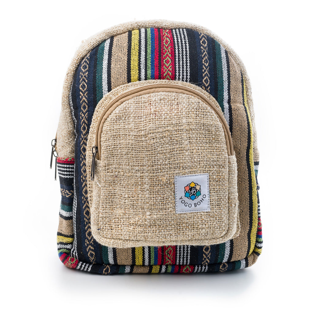 Hemp Mini Backpack - Bodhi Kushi-YogoBoho