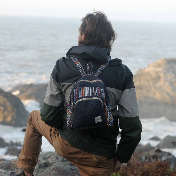 bohemian mini backpack Core Hemp Mini Backpack