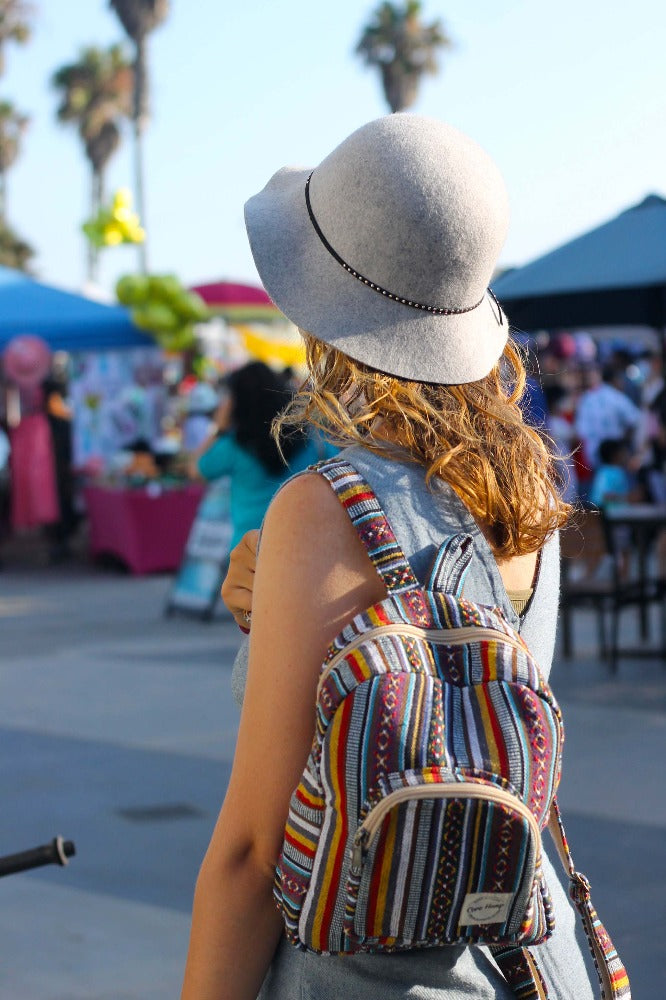 best girl boho travel backpack Core Hemp Mini Backpack